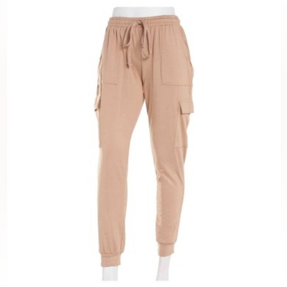 Active USA Lightweight Orange Cargo Joggers